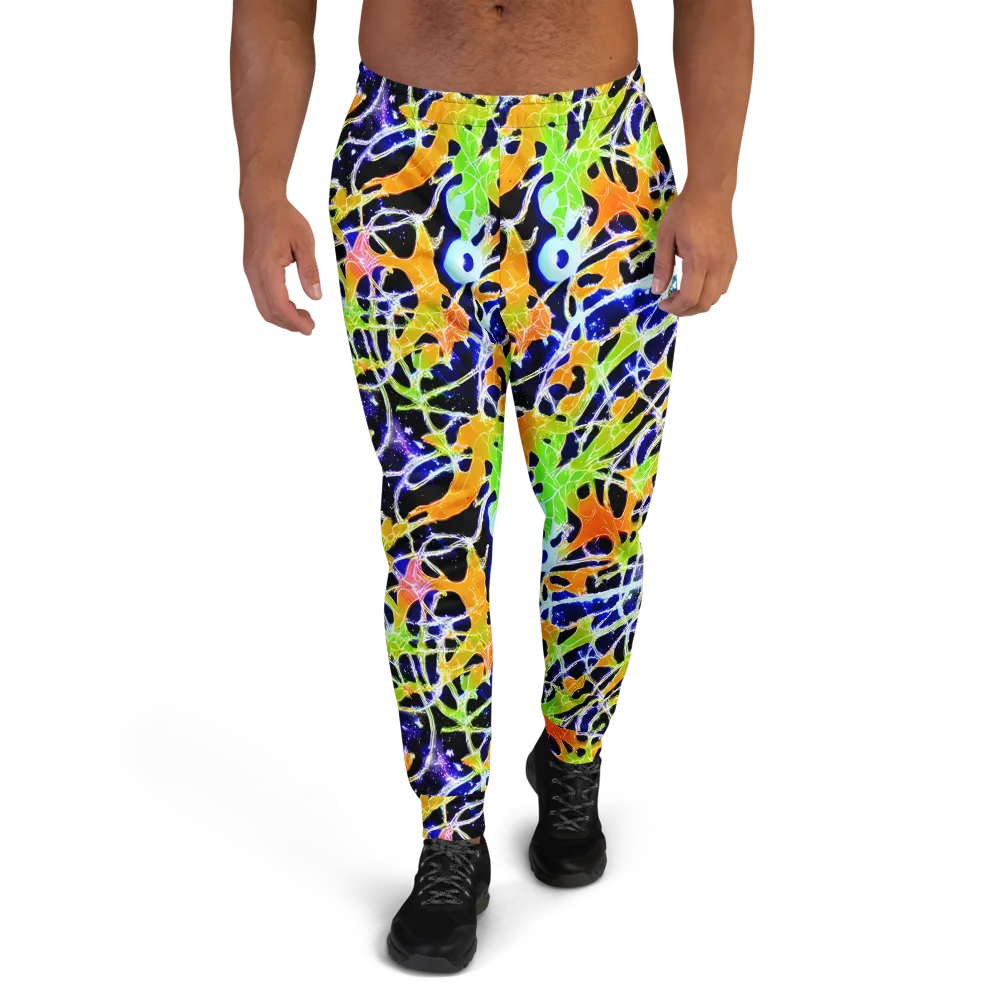 Cosmic Tangent on Men's Joggers — Front