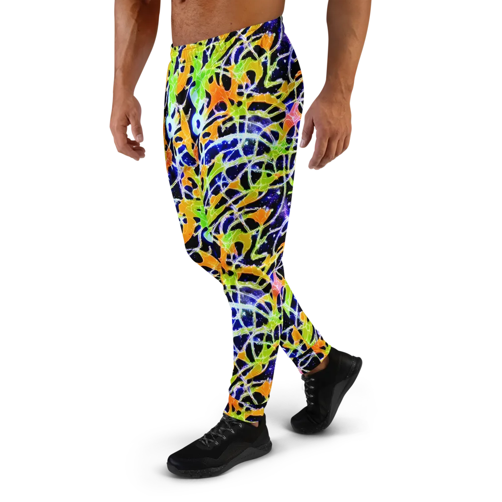 Cosmic Tangent on Men's Joggers — Left