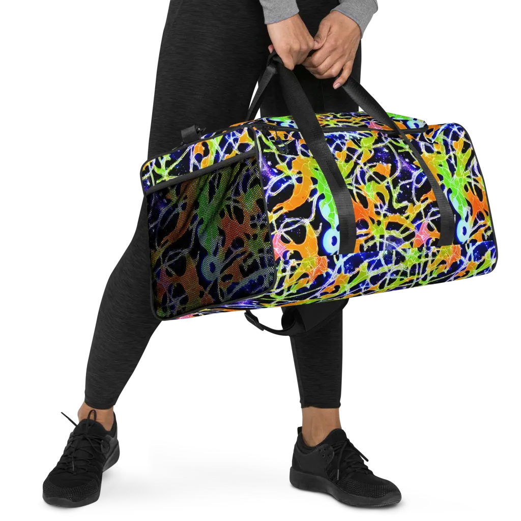 Cosmic Tangent on Duffle Bag — Right Front