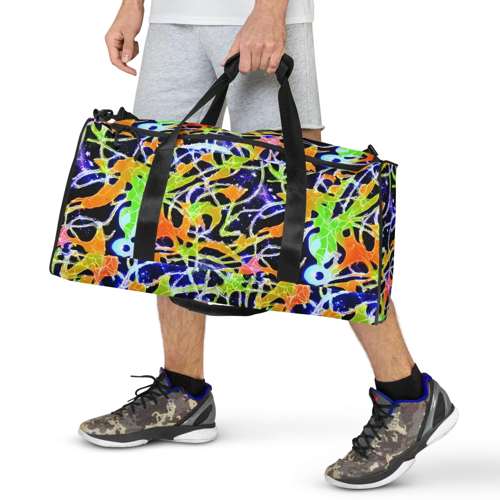 Cosmic Tangent on Duffle Bag — Front