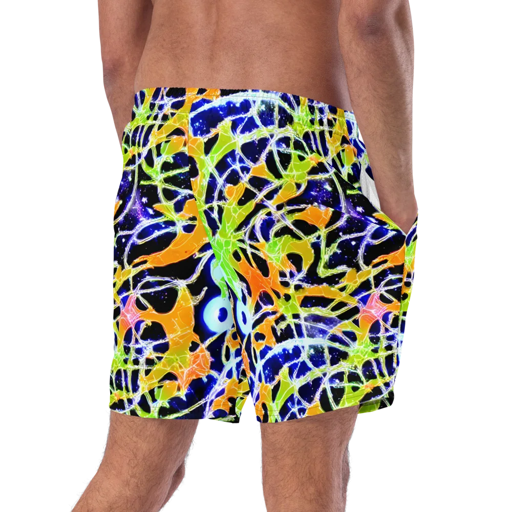 Cosmic Tangent on Swim Trunks — Right Back