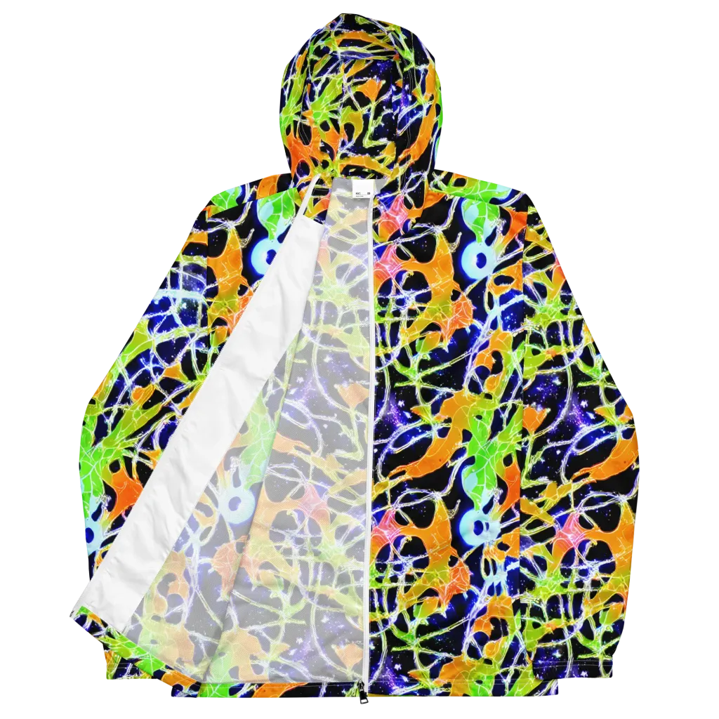 Cosmic Tangent on Men's Windbreaker — Front