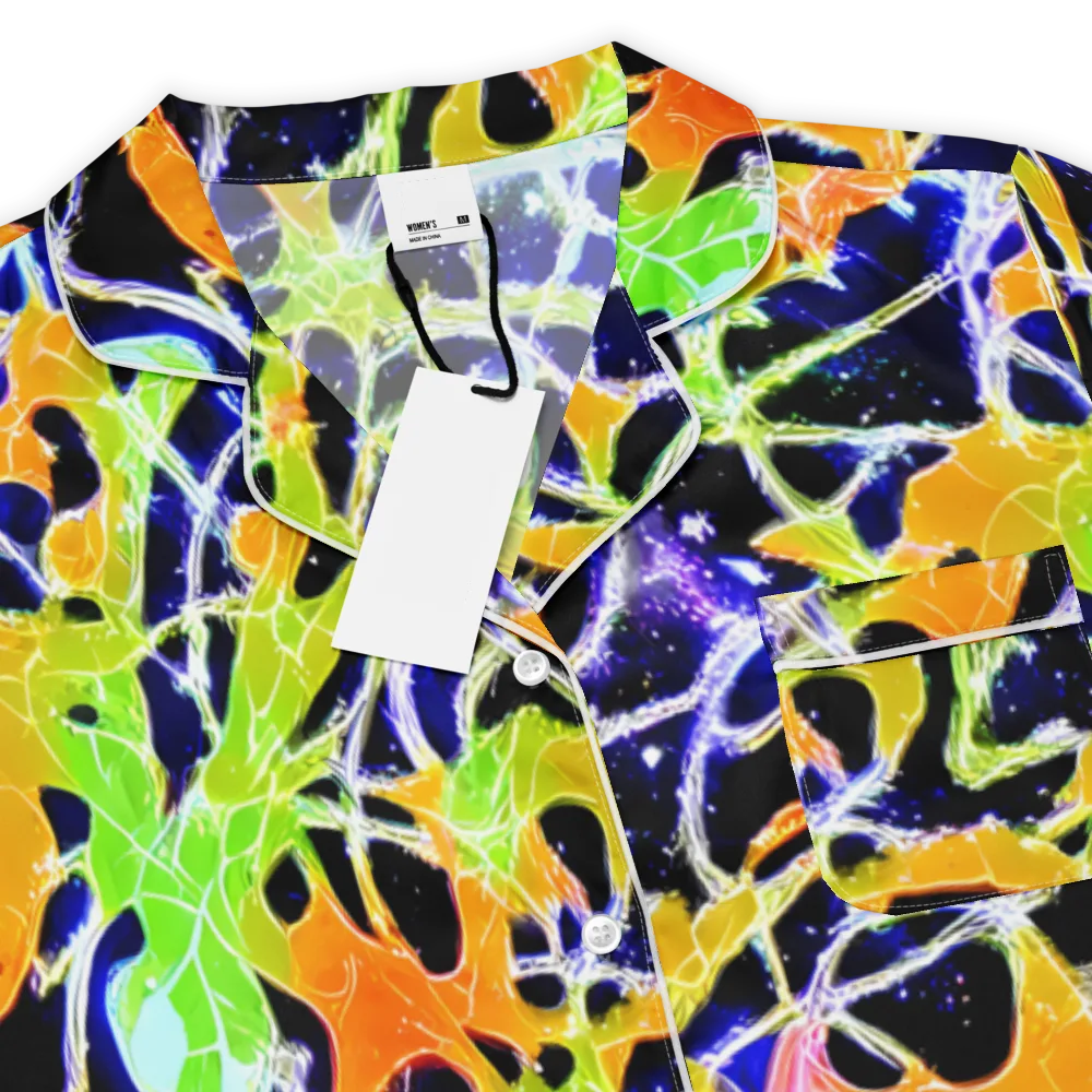 Cosmic Tangent on Women's Short Sleeve Pajama Top — Product details