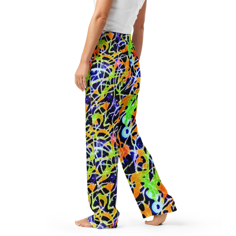 Cosmic Tangent on Women's Pajama Pants — Left