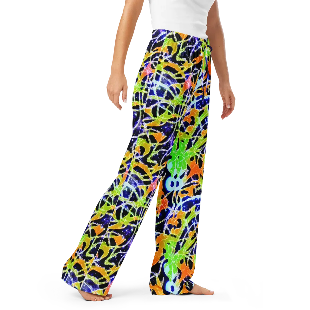 Cosmic Tangent on Women's Pajama Pants — Right Front