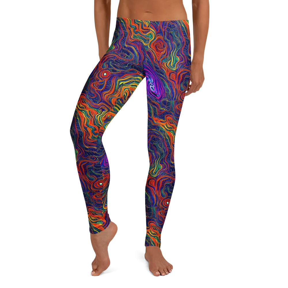 Neon Contours on Leggings — Front