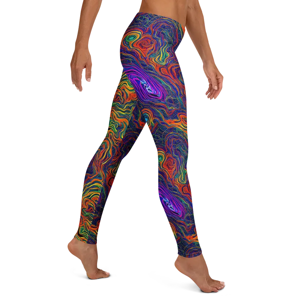 Neon Contours on Leggings — Right