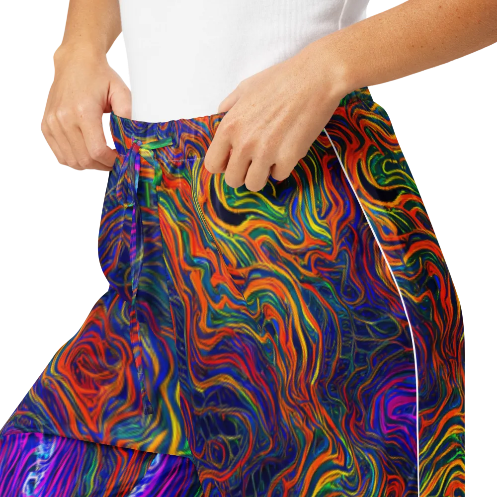 Neon Contours on Women's Pajama Pants — Product details