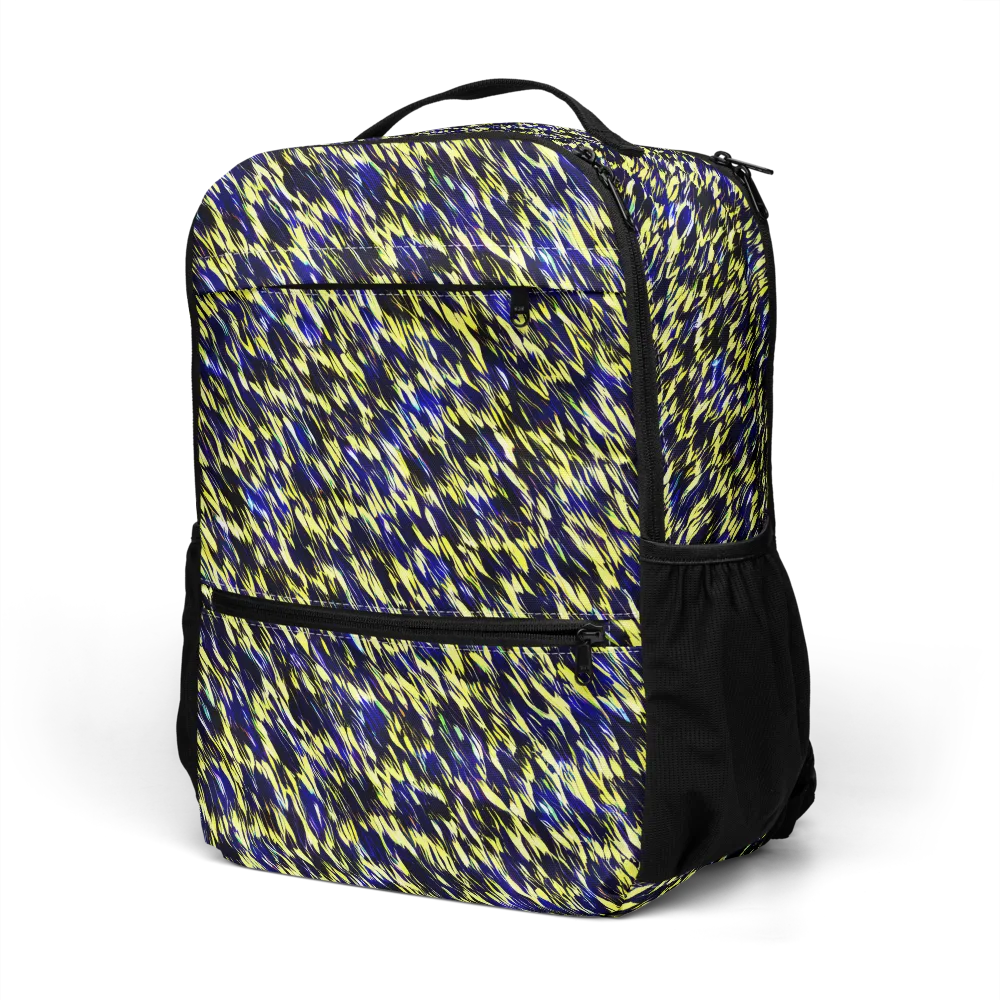 Lemon Lightning on Utility Backpack — Left Front