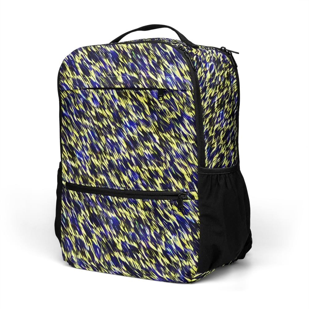 Lemon Lightning on Utility Backpack — Left Front