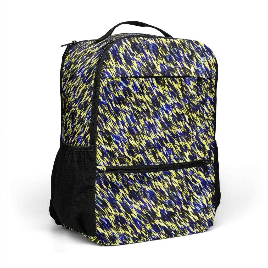 Lemon Lightning on Utility Backpack — Right Front