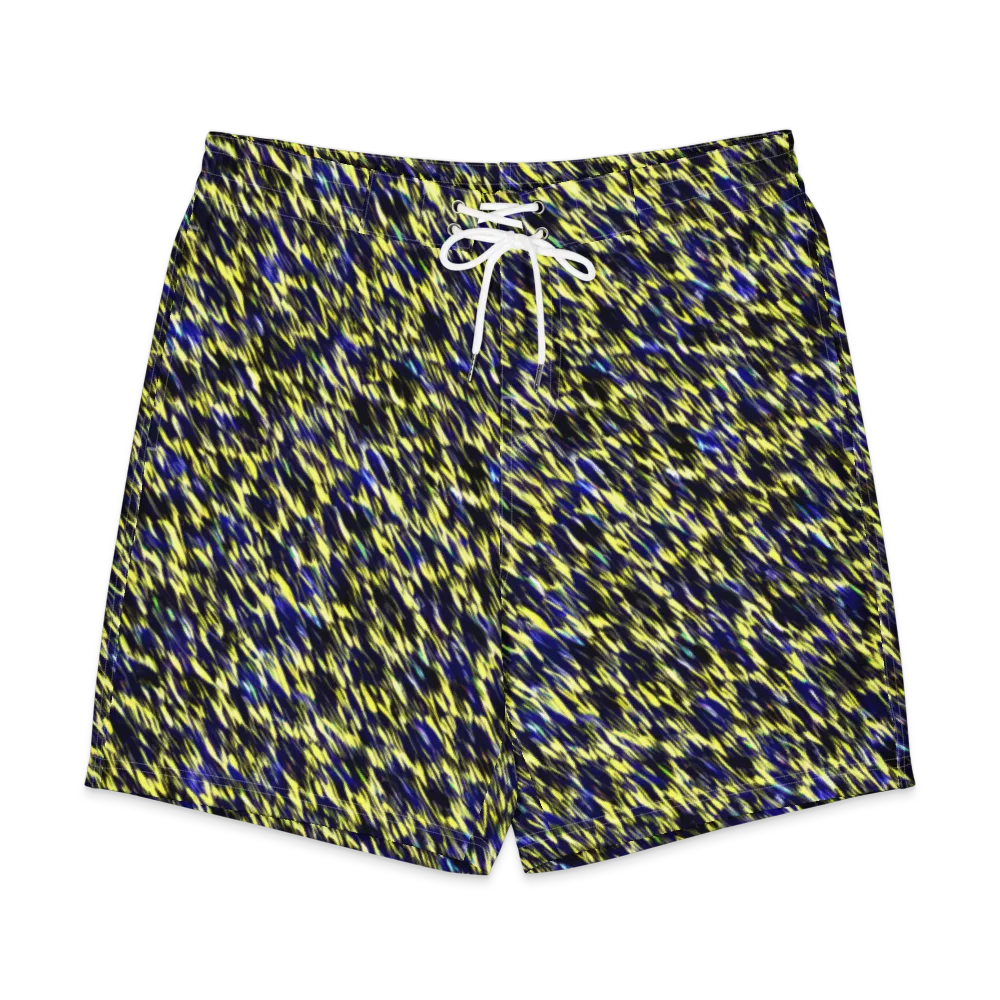 Lemon Lightning on Men's Board Shorts — Front