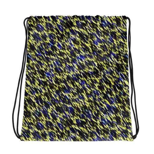 Lemon Lightning on a Drawstring Bag