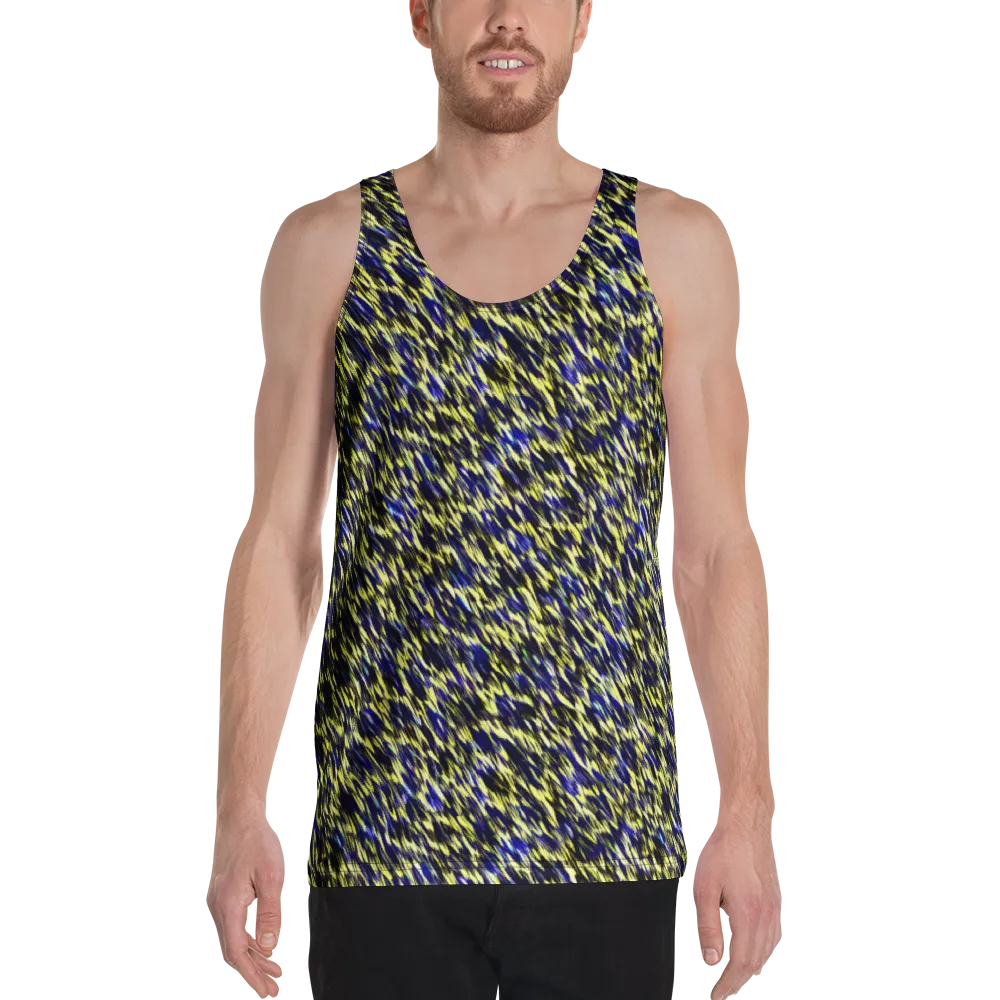 Lemon Lightning on Men's Tank Top — Front