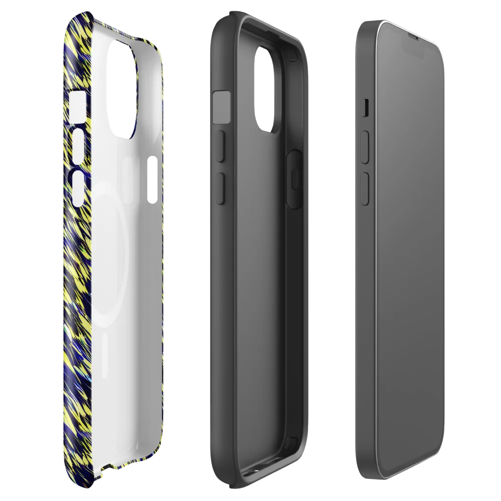 Lemon Lightning on MagSafe Tough Case for iPhone® — Front