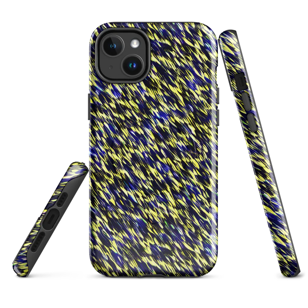 Lemon Lightning on MagSafe Tough Case for iPhone® — Front