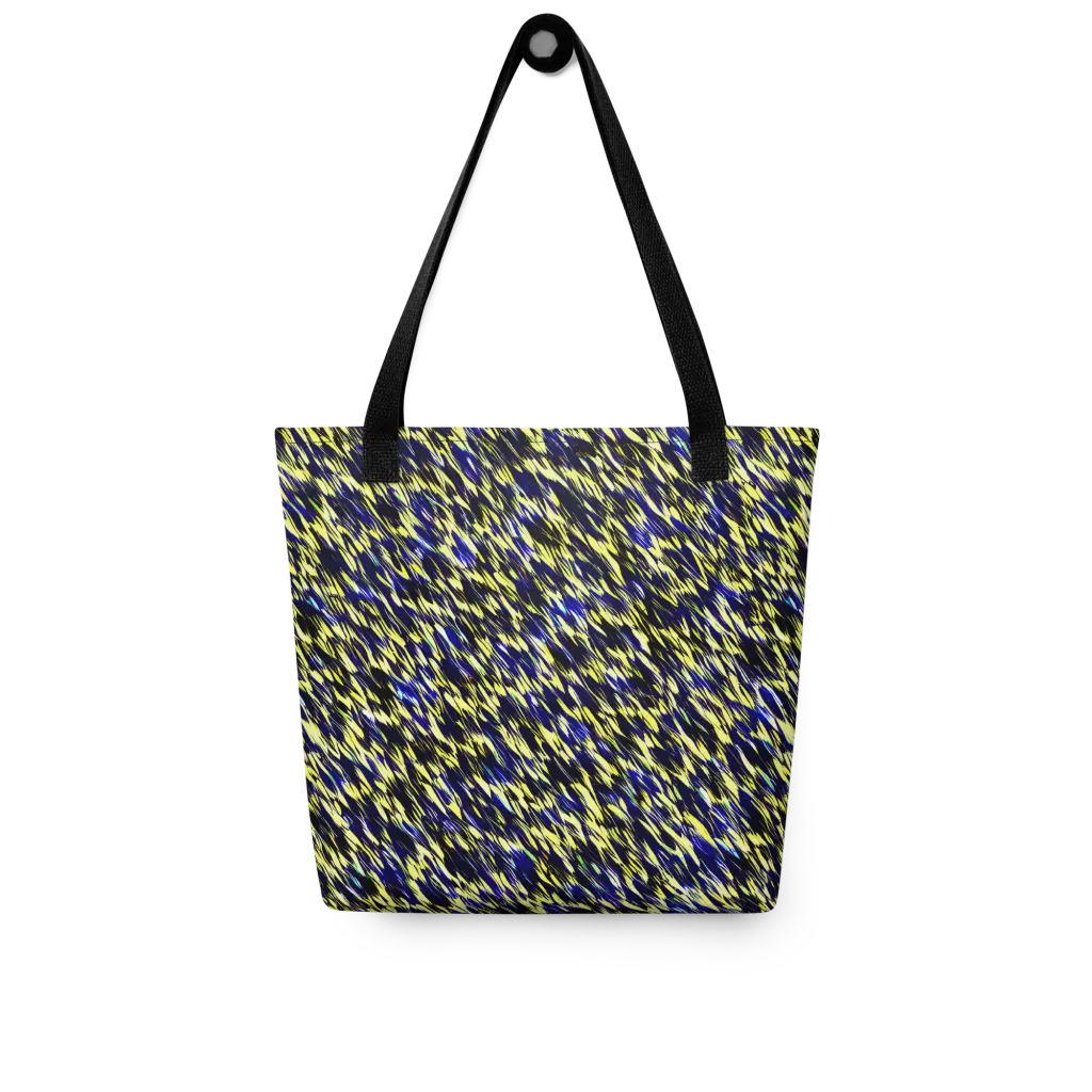 Lemon Lightning on Tote Bag — Front