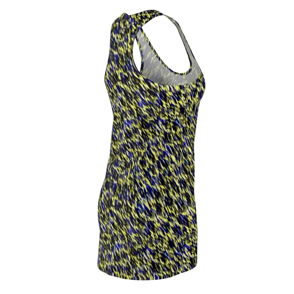 Lemon Lightning on Racerback Dress — Back Side