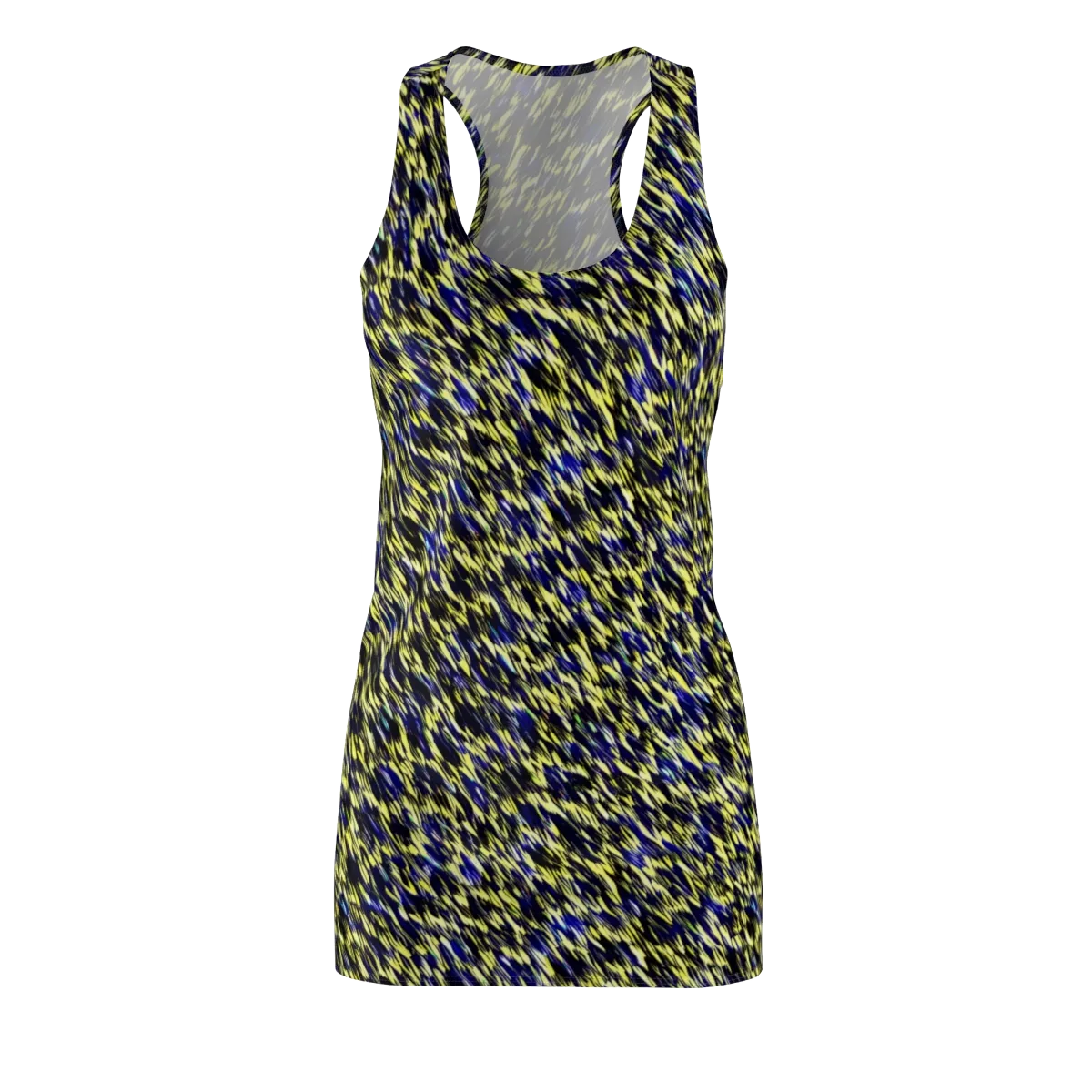 Lemon Lightning on Racerback Dress — Front