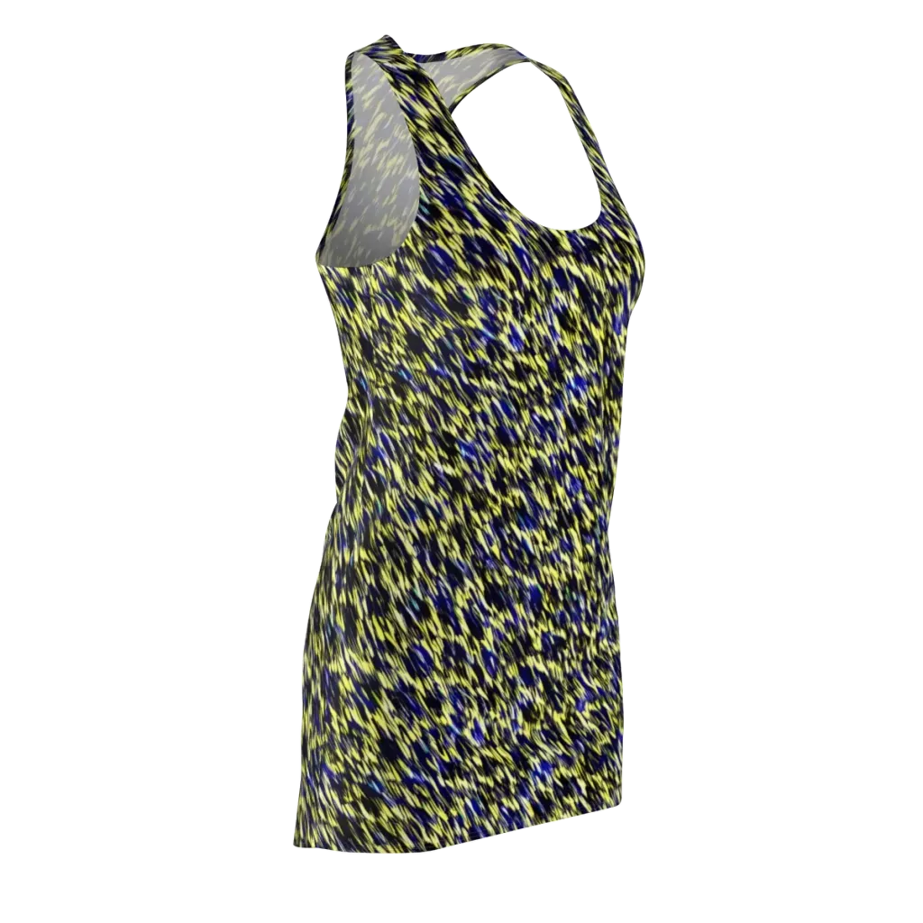 Lemon Lightning on Racerback Dress — Front Side