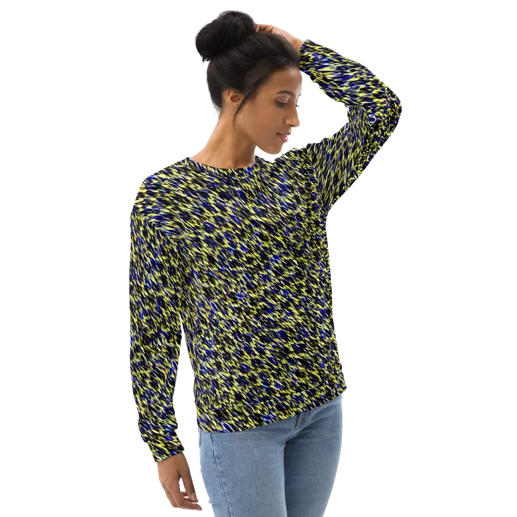 Lemon Lightning on Sweatshirt — Right Front