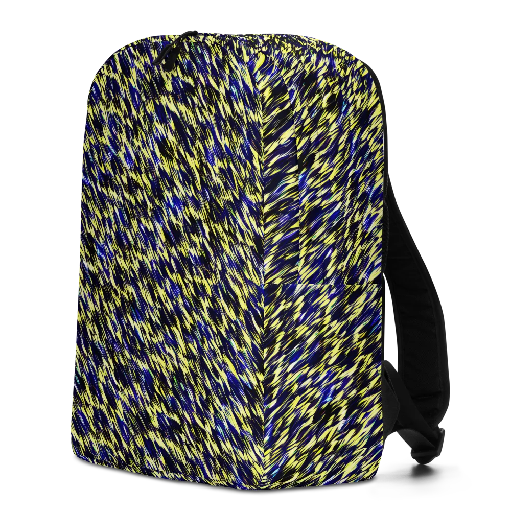 Lemon Lightning on Minimalist Backpack — Left