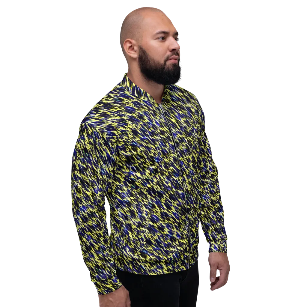 Lemon Lightning on Bomber Jacket — Right