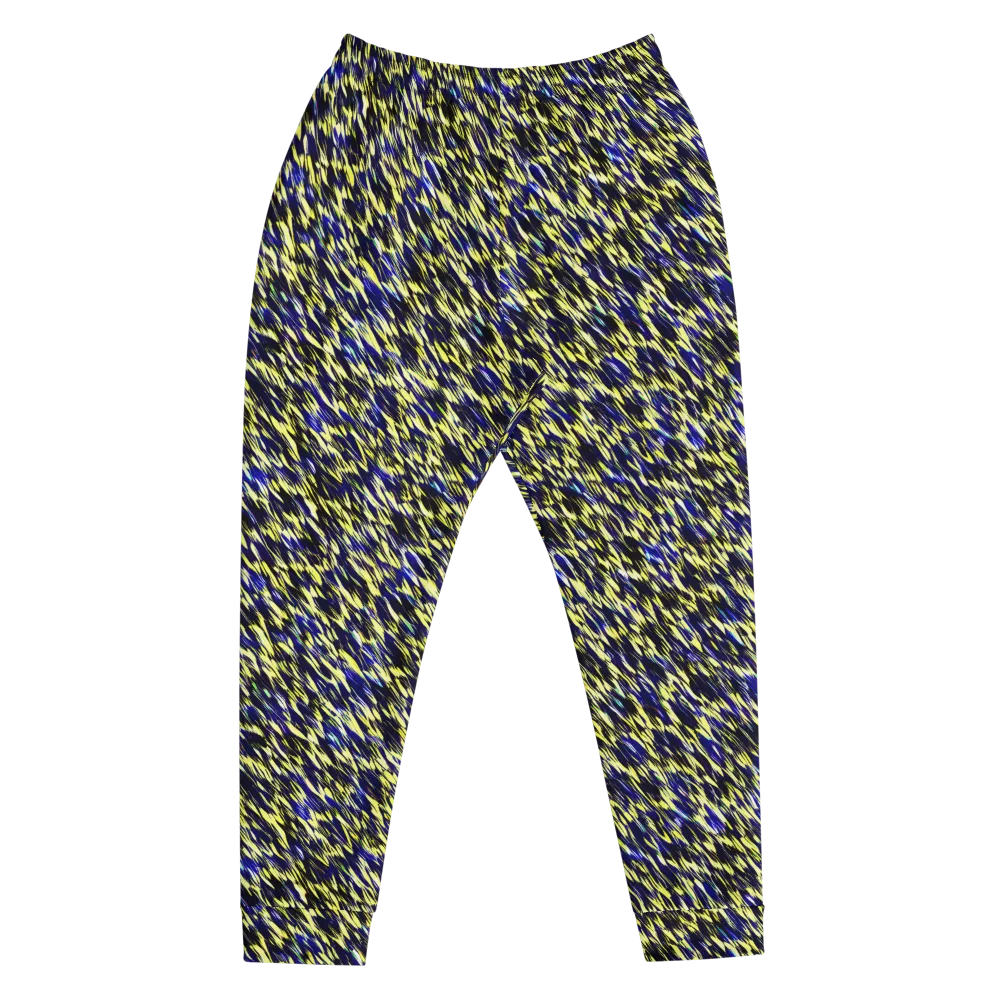 Lemon Lightning on Men's Joggers — Front