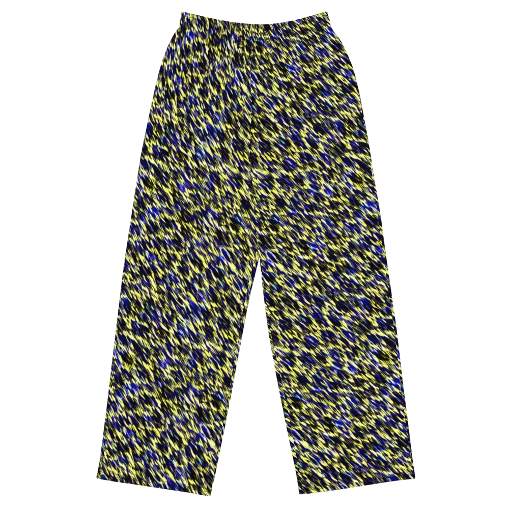 Lemon Lightning on Wide-Leg Pants — Front