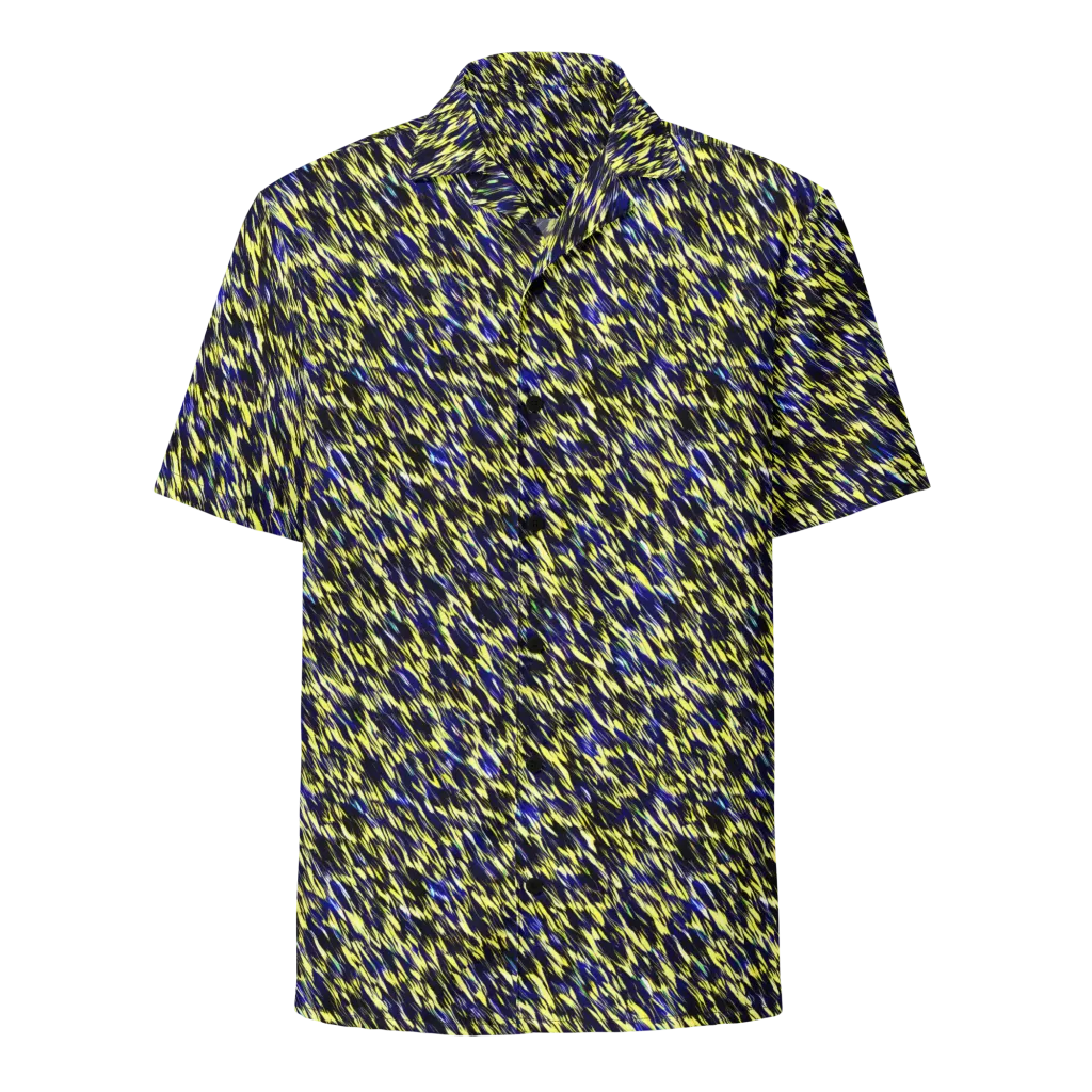 Lemon Lightning on Button Shirt — Front