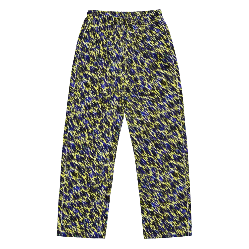 Lemon Lightning on Women's Pajama Pants — Front
