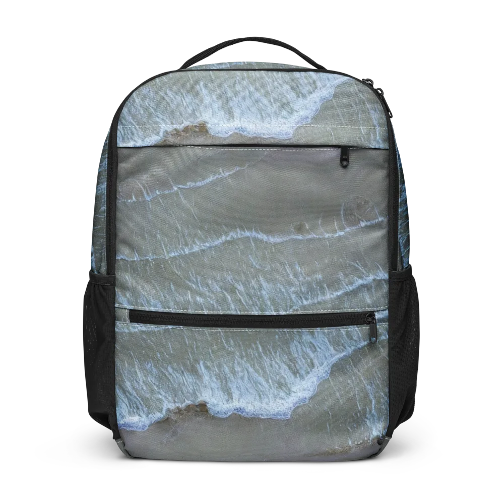Silver Surf on Utility Backpack — Front