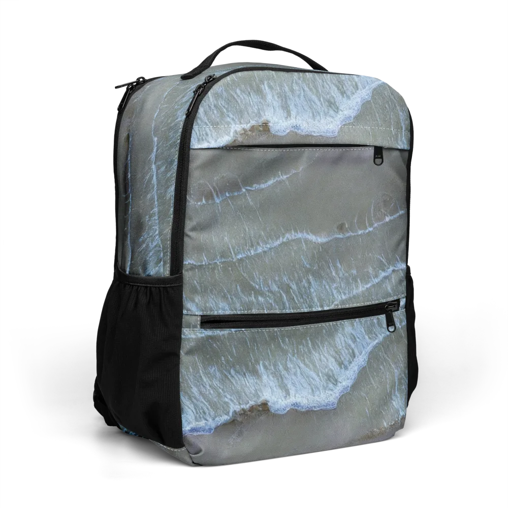Silver Surf on Utility Backpack — Right Front