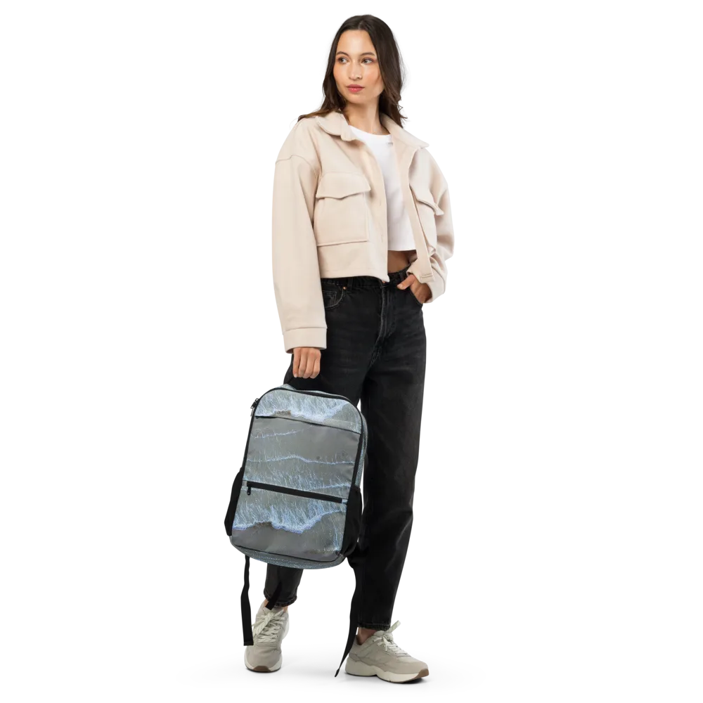 Silver Surf on Utility Backpack — Front