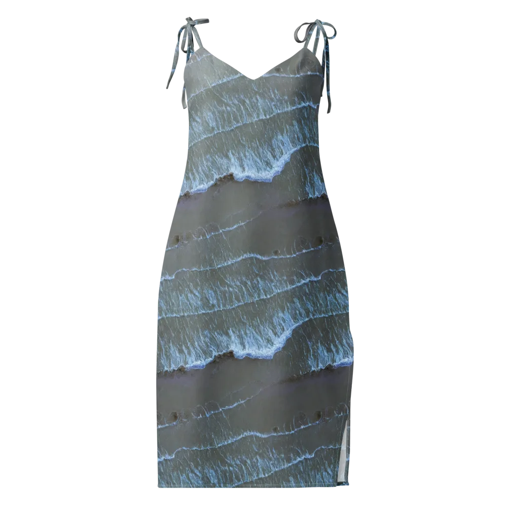 Silver Surf on Slip Dress — Front
