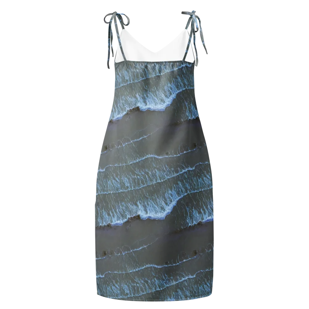 Silver Surf on Slip Dress — Back