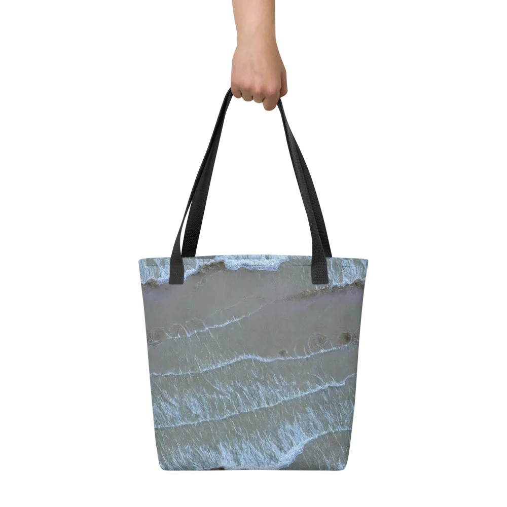 Silver Surf on Tote Bag — Front