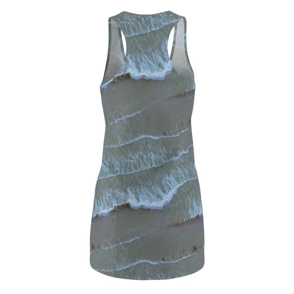 Silver Surf on Racerback Dress — Back