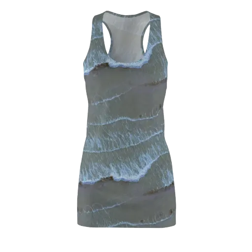 Silver Surf on a Racerback Dress