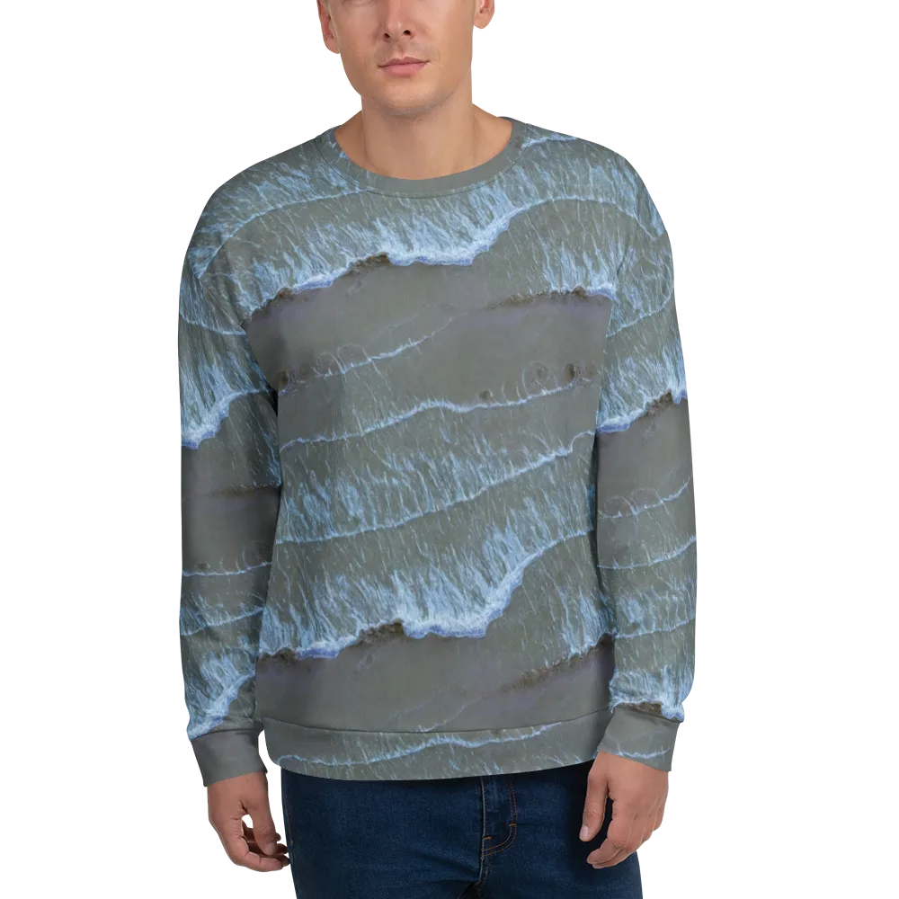 Silver Surf on Sweatshirt — Front