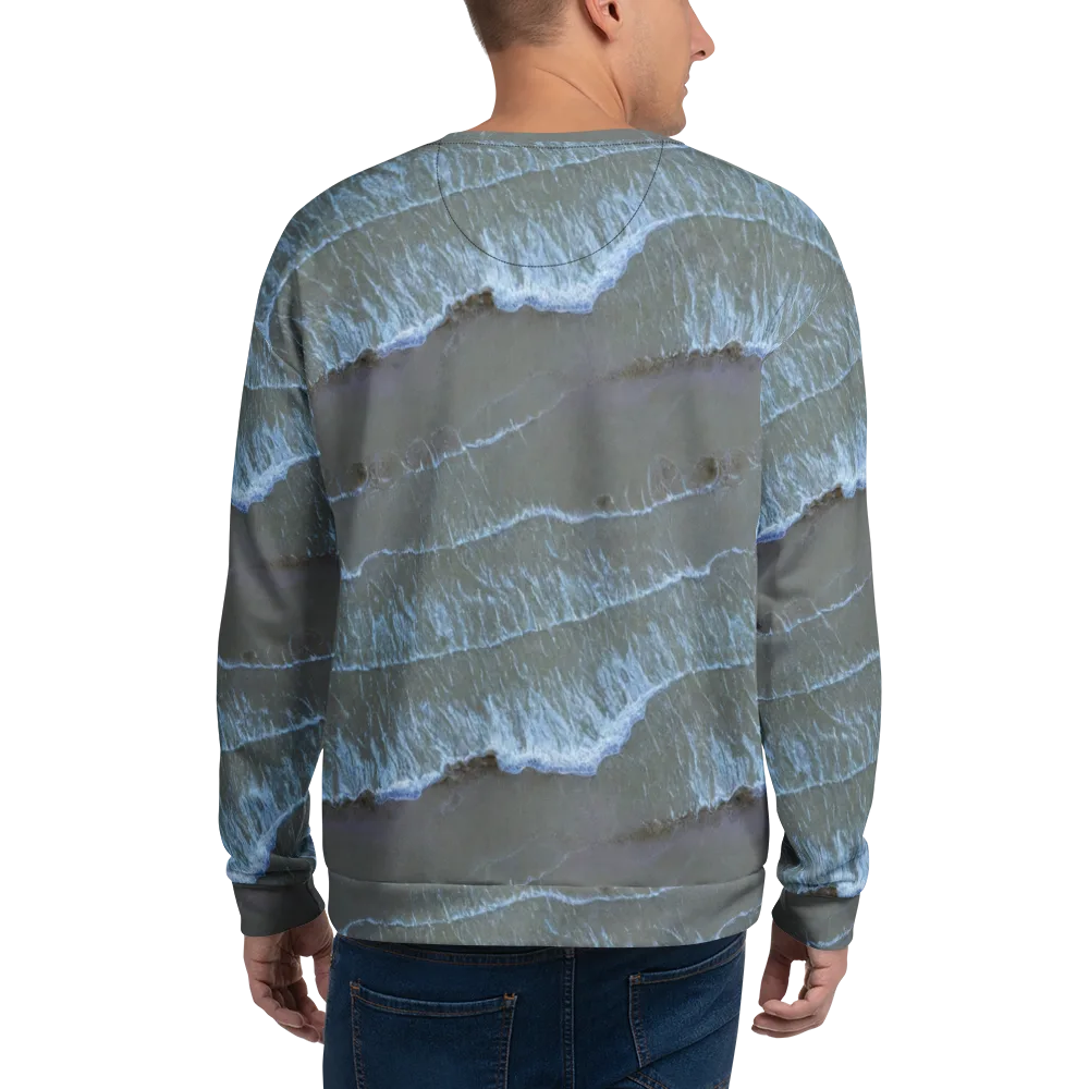 Silver Surf on Sweatshirt — Back