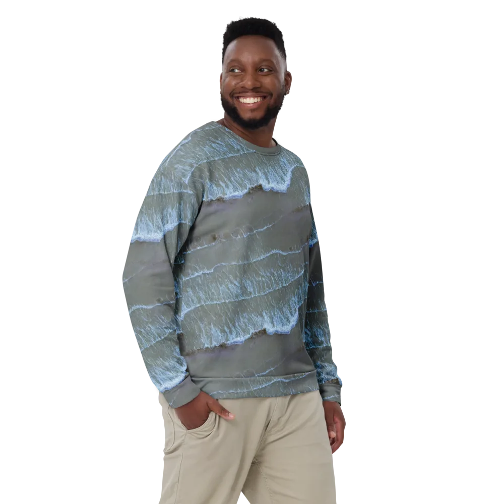 Silver Surf on Sweatshirt — Front