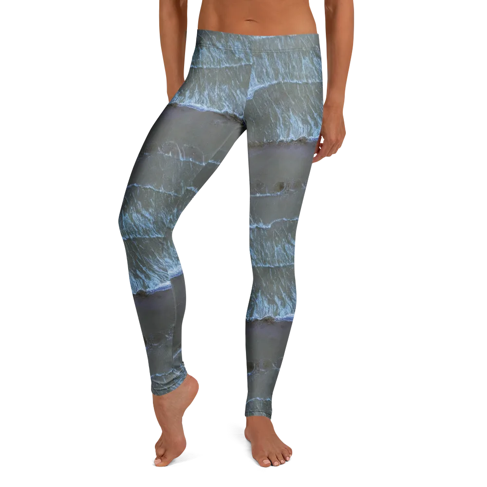 Silver Surf on Leggings — Front