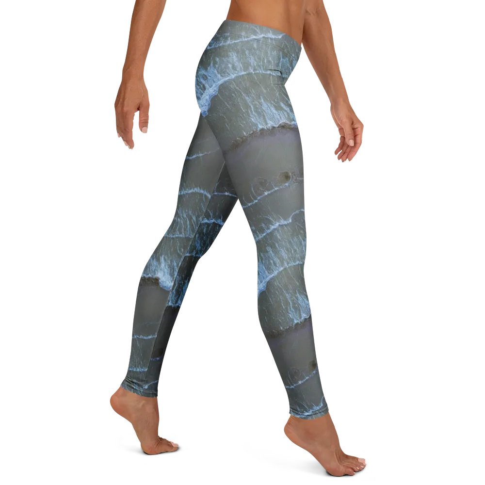Silver Surf on Leggings — Right