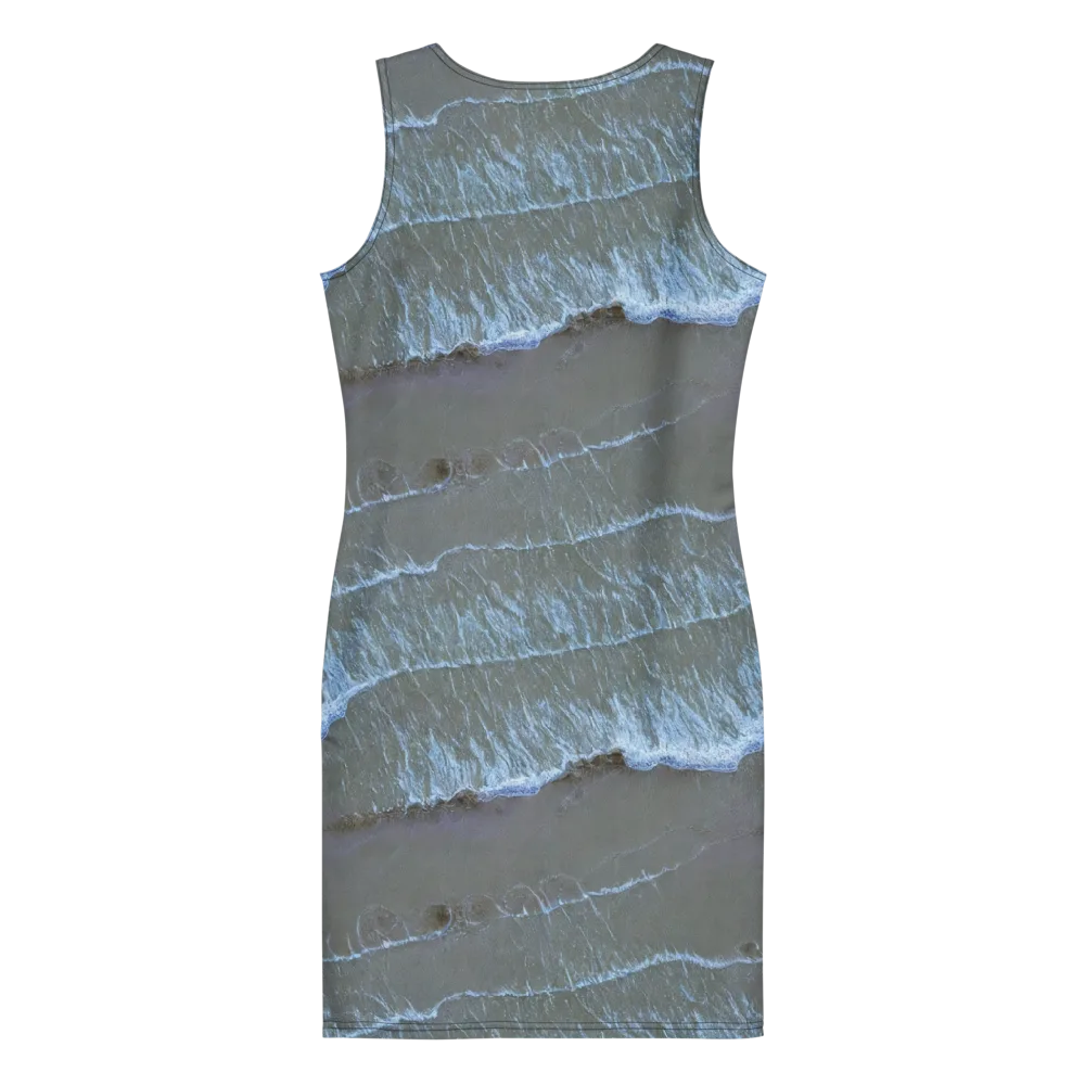 Silver Surf on Bodycon Dress — Back