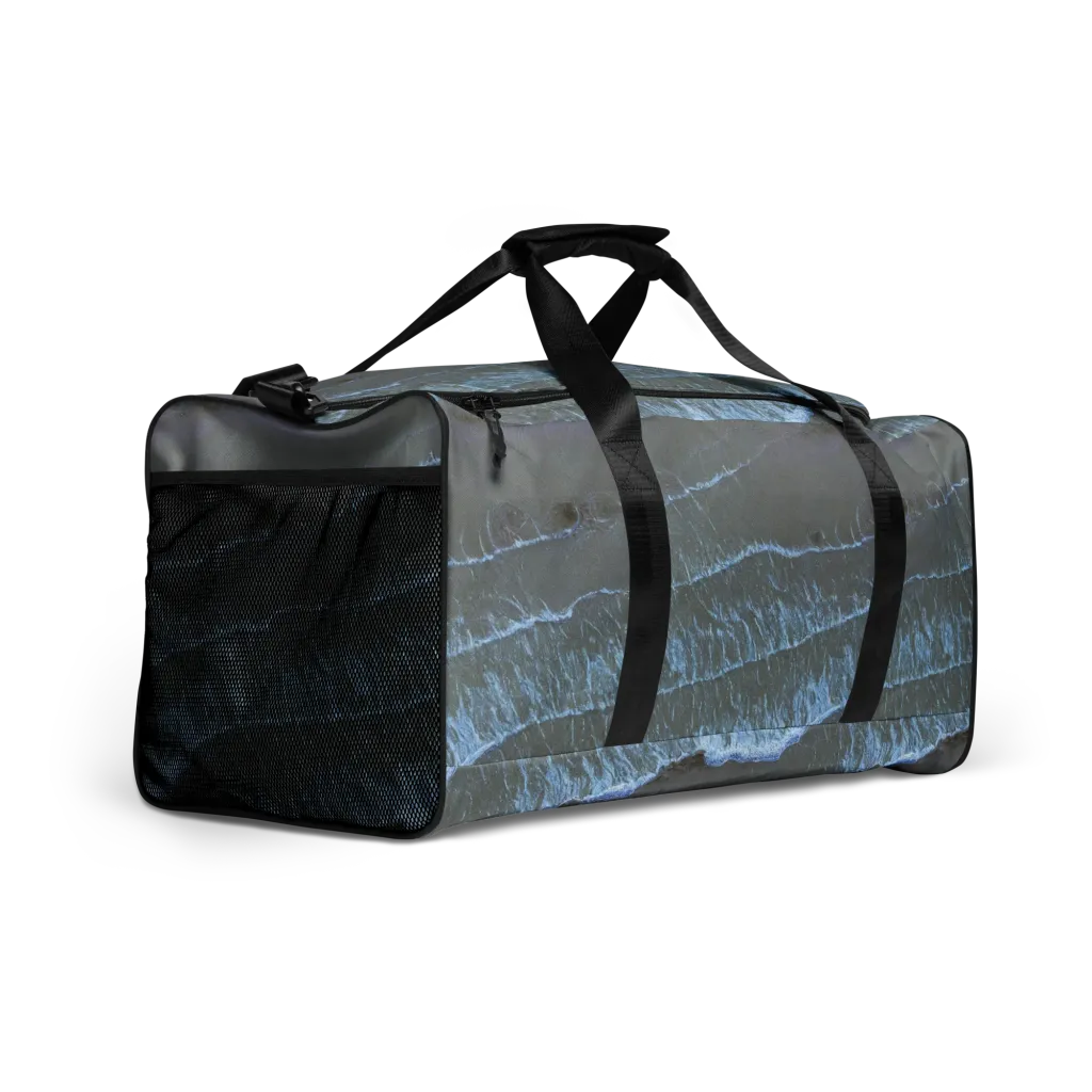Silver Surf on Duffle Bag — Right Front