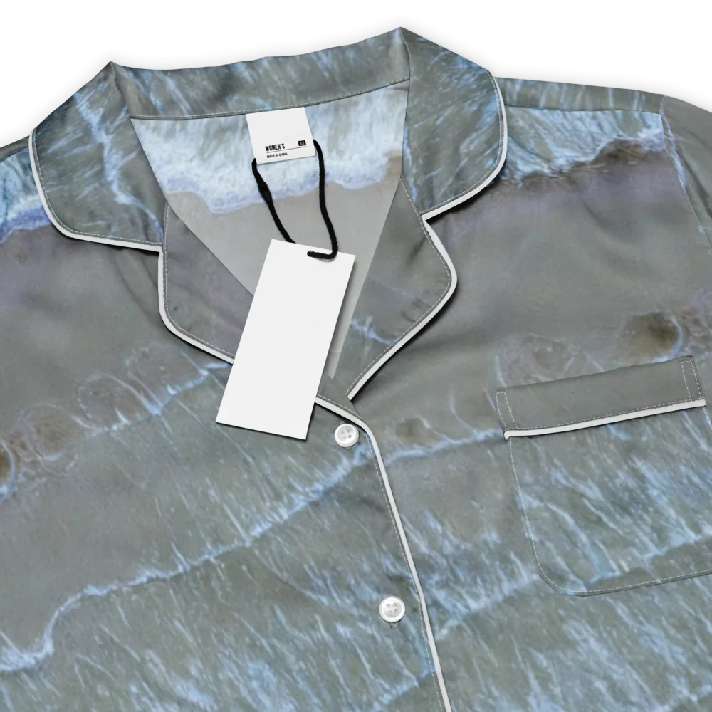 Silver Surf on Women's Short Sleeve Pajama Top — Product details