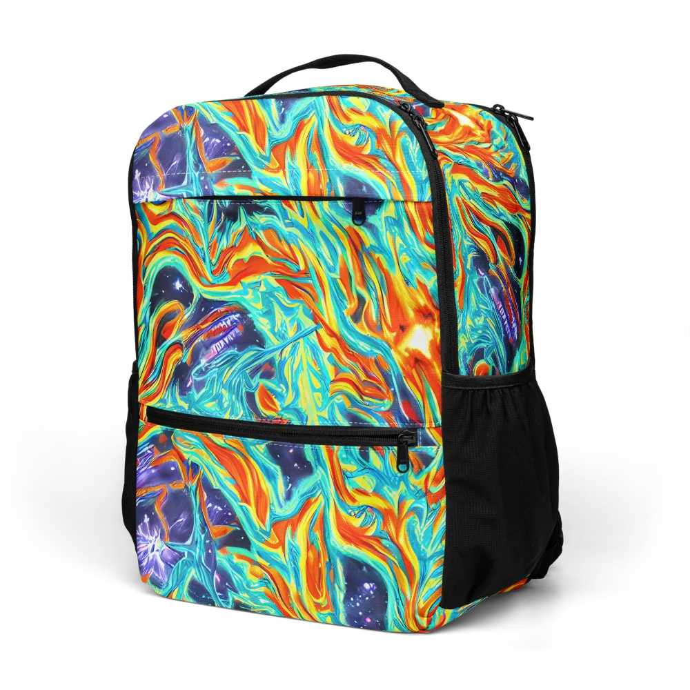 Ultramarine Ember on Utility Backpack — Left Front