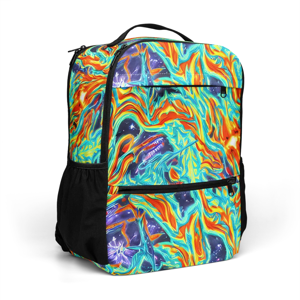 Ultramarine Ember on Utility Backpack — Right Front