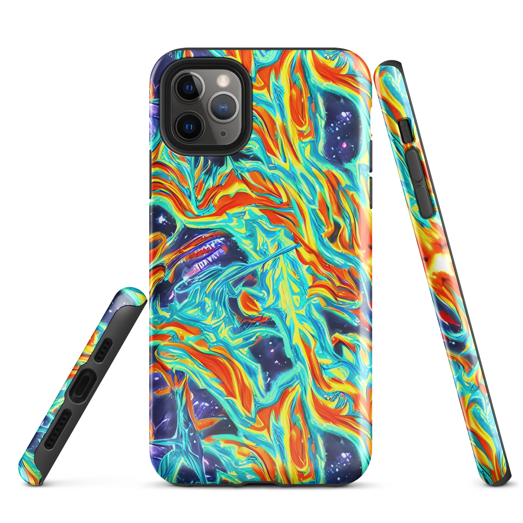 Ultramarine Ember on Tough Case for iPhone® — Front